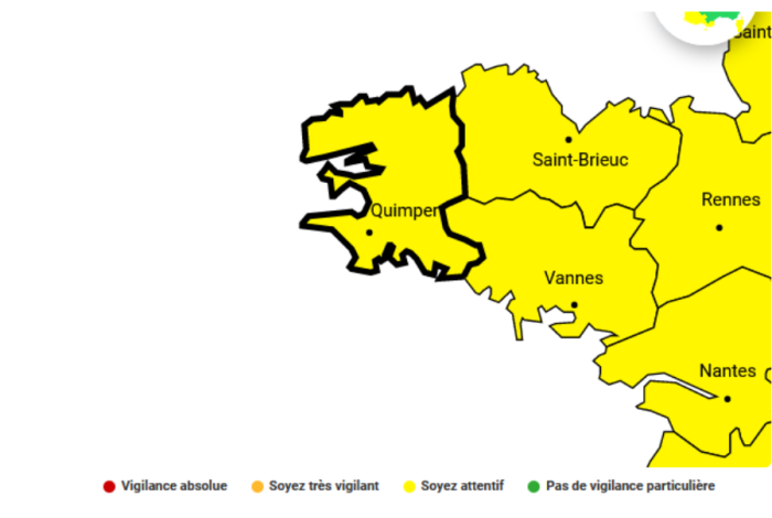 Vigilance jaune orages