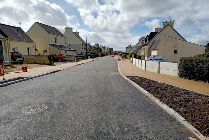 Fin de travaux rue des Glycines